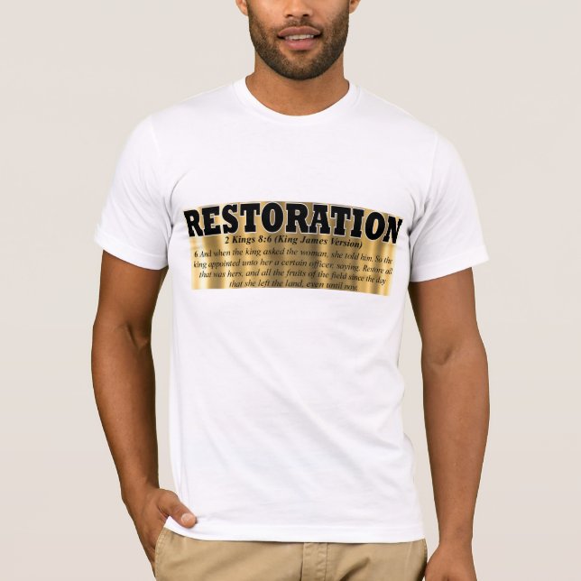 T-shirt Chemise de restauration 3 (Devant)