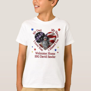 T-shirt Chemise de retours au pays du papa de Kaera