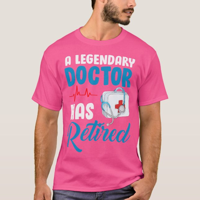 T-shirt Chemise De Retraite Du Médecin Retraité Pour Retra (Devant)