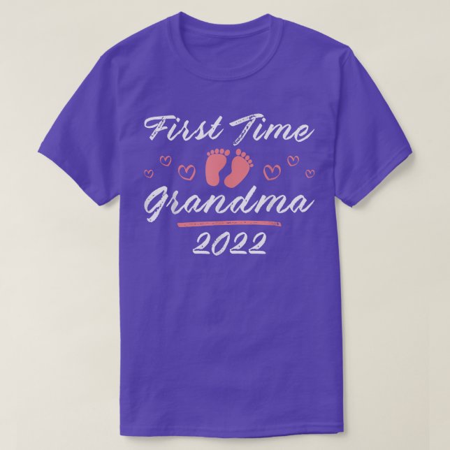 T-shirt Chemise De Retraite Première Grand-Mère Pour Grand (Design devant)