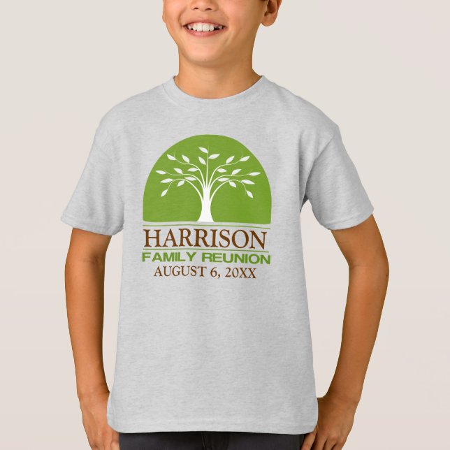T-shirt Chemise de réunion familiale personnalisée (Devant)
