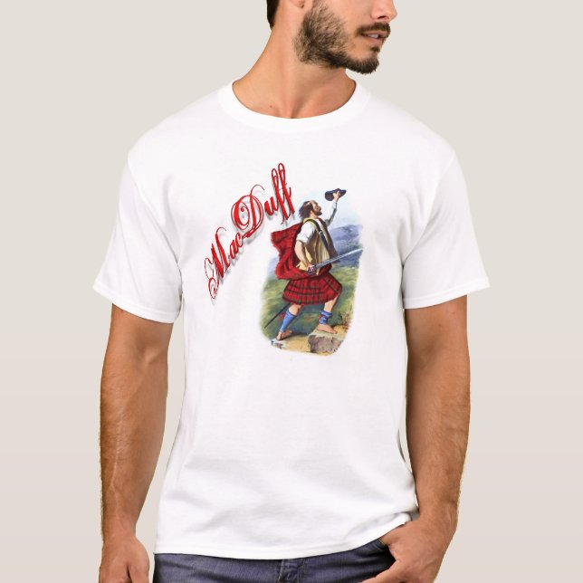 T-shirt Chemise de rêve écossais Clan MacDuff (Devant)