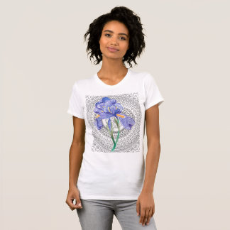 T-shirt chemise de rêve fleurie