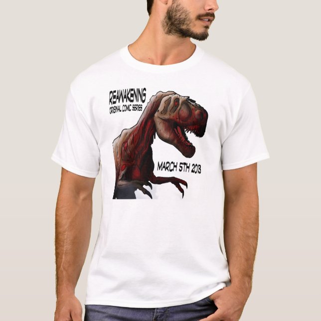 T-shirt Chemise de réveil de promo (Devant)