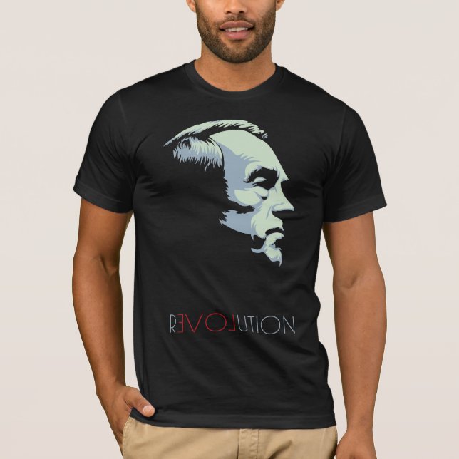 T-shirt Chemise de révolution de Ron Paul (Devant)