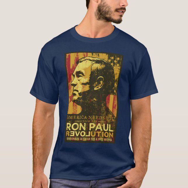 T-shirt Chemise de révolution de Ron Paul (Devant)
