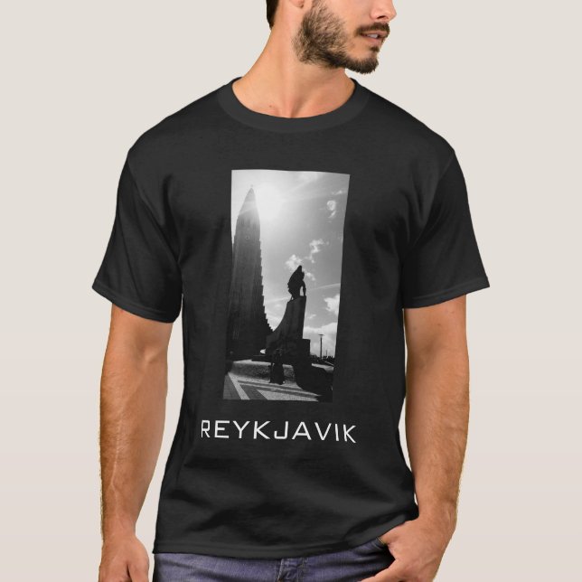 T-shirt Chemise de Reykjavik Hallgrimskirkja (Devant)