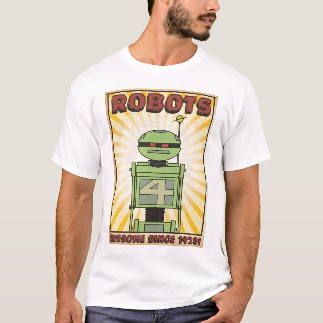 T-shirt Chemise de "ROBOT" de lac autumn (Devant)