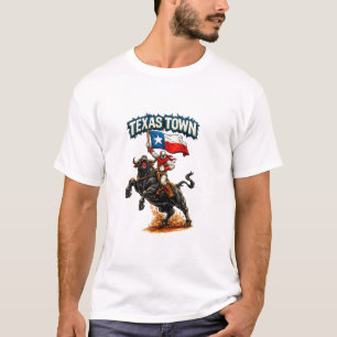T-shirt Chemise de Rodéo de Ville du Texas