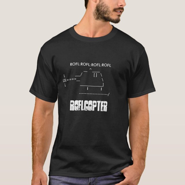 T-shirt Chemise de ROFLCOPTER (Devant)