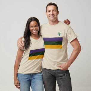 T-shirt Chemise De Rugby Mardi Gras - Classic Long À Rayur