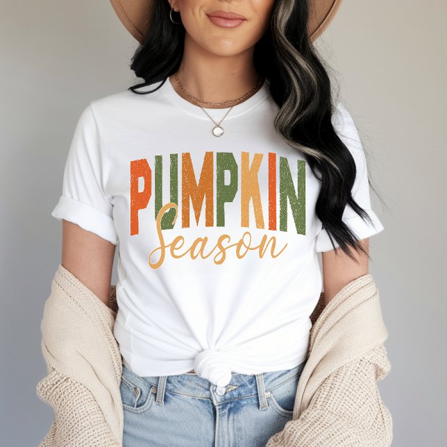 T-shirt Chemise de saison citrouille, Chemise d'action de  (pumpkin season shirt, pumpkin season sweatshirt, fall shirt for women, autumn shirt thanksgiving tee)