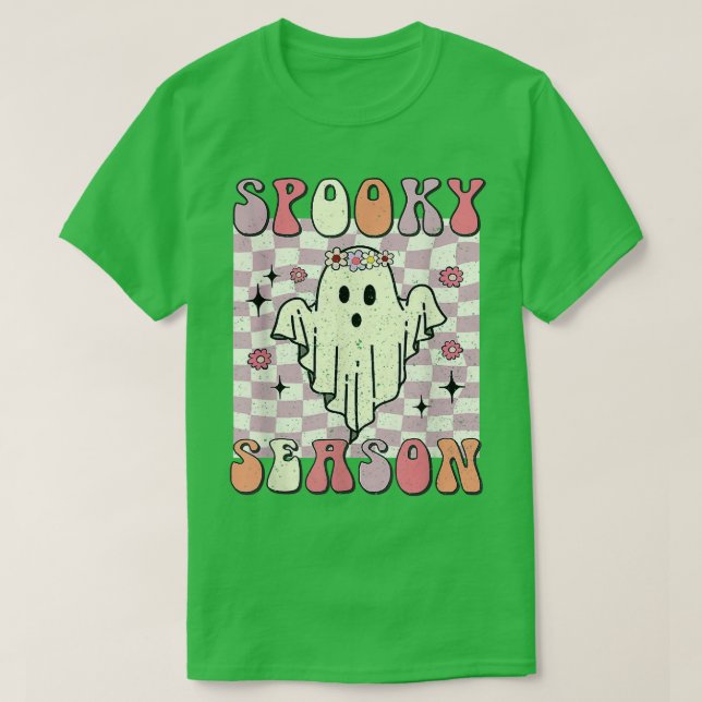 T-shirt Chemise de saison éffrayante, Saison d'Halloween,  (Design devant)