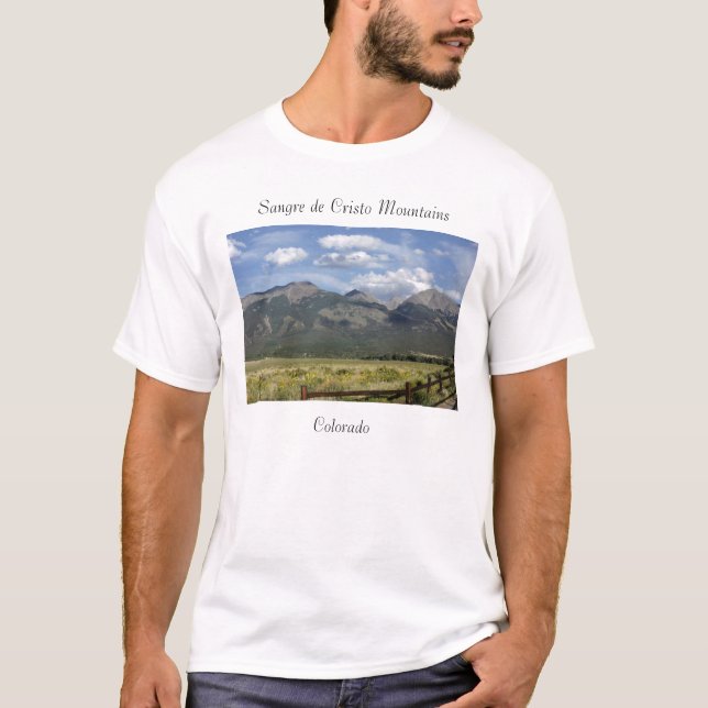 T-shirt Chemise de Sangre de Cristo Mountains (Devant)