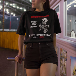 T-shirt Chemise de santé mentale amusante - Texte léger