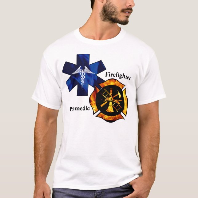 T-shirt Chemise de sapeur-pompier/infirmier (Devant)