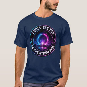 T-shirt Chemise de science-fiction au néon "Retour par une