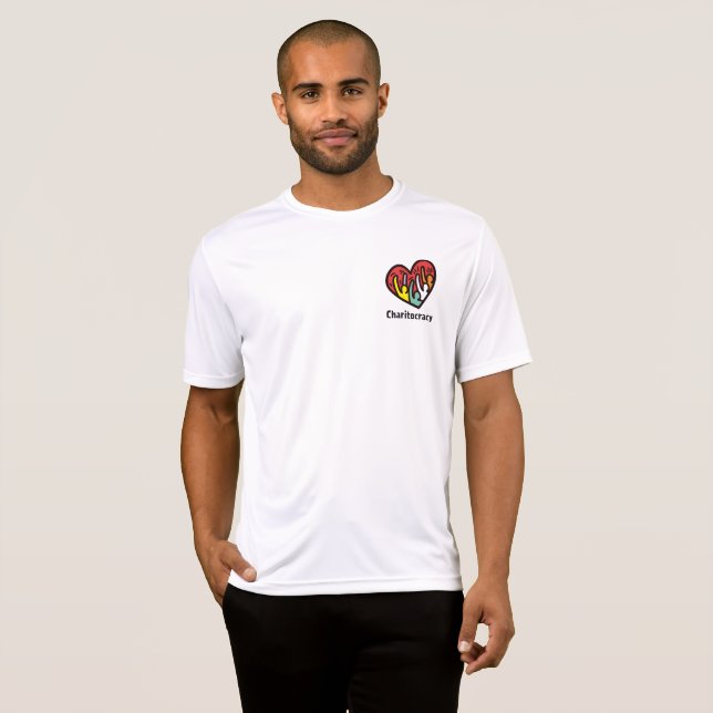 T-shirt Chemise de séance d'entraînement de Charitocracy (Devant entier)