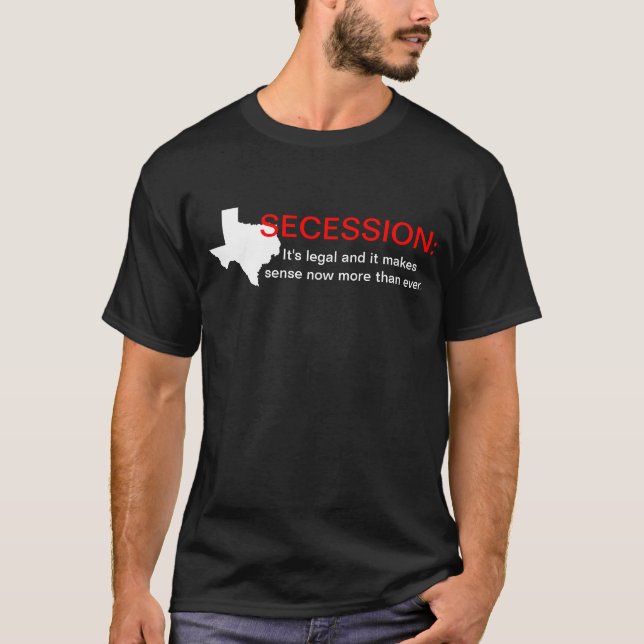 T-shirt Chemise de secession du Texas (Devant)
