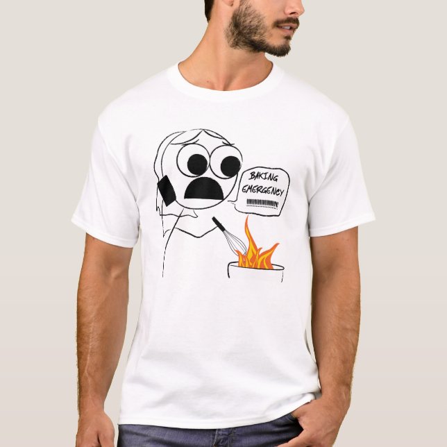 T-shirt Chemise de secours de cuisson (Devant)
