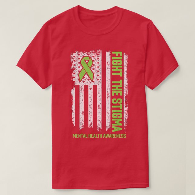T-shirt Chemise De Sensibilisation À La Santé Mentale Comb (Design devant)