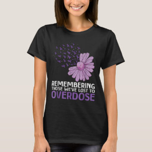 T-shirt Chemise De Sensibilisation À La Surdose En Mémoire