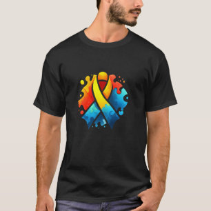 T-shirt Chemise de sensibilisation à l'autisme Symbole de