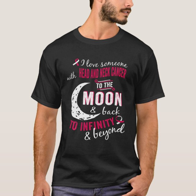 T-shirt Chemise De Sensibilisation Au Cancer De La Tête Et (Devant)