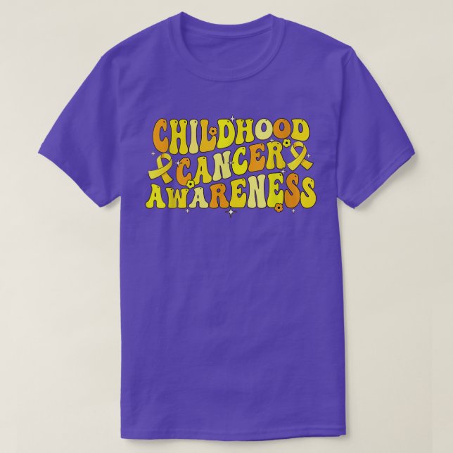 T-shirt Chemise de sensibilisation au cancer de l'enfance  (Design devant)