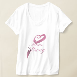 T-shirt Chemise de sensibilisation au cancer de maman fort