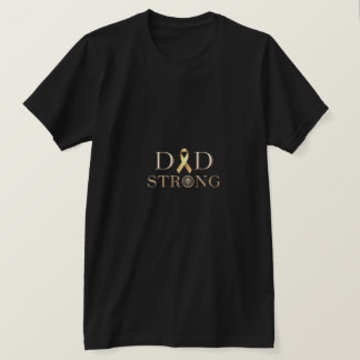 T-shirt Chemise de sensibilisation au cancer de papa fort 