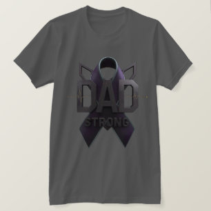 T-shirt Chemise de sensibilisation au cancer de papa fort