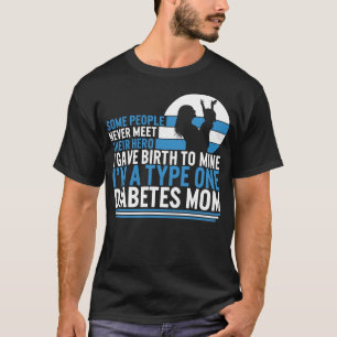 T-shirt Chemise de sensibilisation au diabète, Je suis un