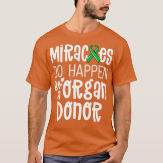 T-shirt Chemise de sensibilisation au don d'organes Les mi