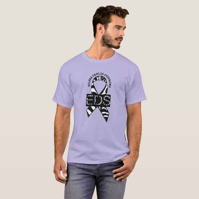 T-shirt Chemise de sensibilisation au syndrome EDS Ehlers- (Devant entier)