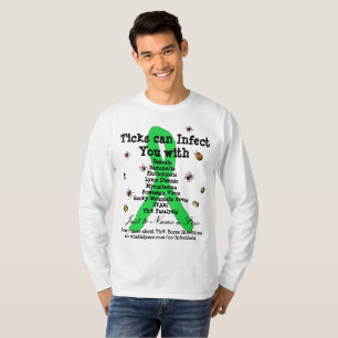 T-shirt Chemise de sensibilisation aux maladies et aux inf