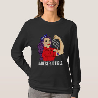 T-shirt Chemise de sensibilisation CHD Maman Guerrier Inde