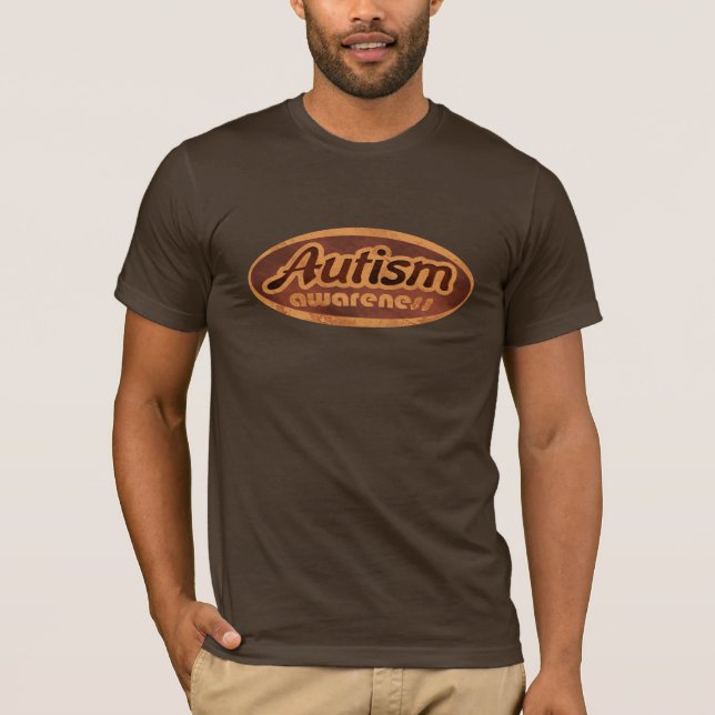T-shirt Chemise de sensibilisation sur l'autisme (Ovale-r) (Devant)