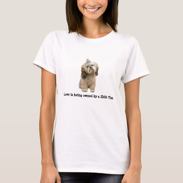 T-shirt Chemise de Shih Tzu (Devant)