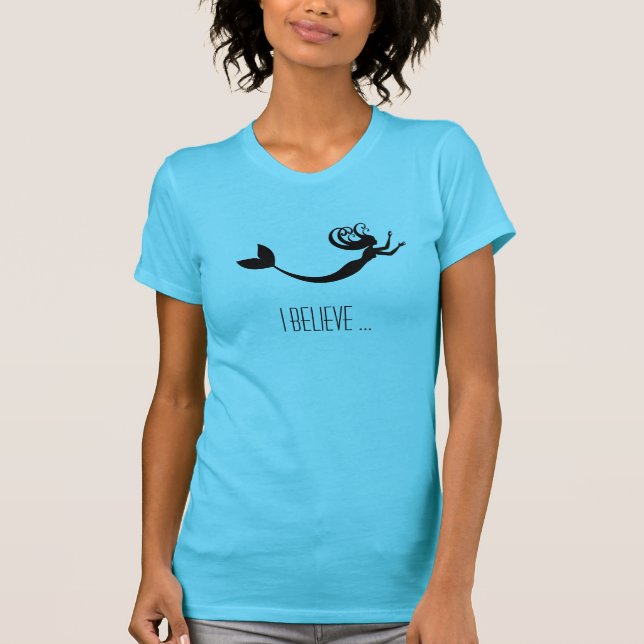 T-shirt Chemise de sirène - je crois (Devant)