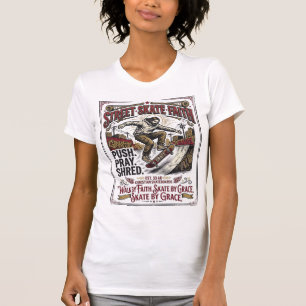 T-shirt Chemise de skate longboard Jésus chrétien