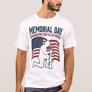 T-shirt Chemise de soldat patriotique Jour du Souvenir Hér