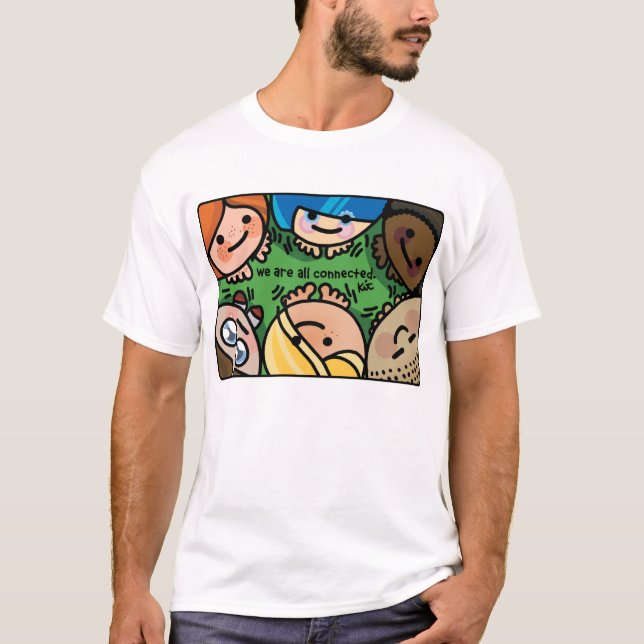 T-shirt chemise de solidarité (Devant)