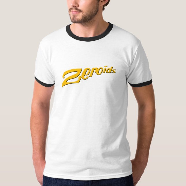 T-shirt Chemise de sonnerie de logo de Zeroids (Devant)
