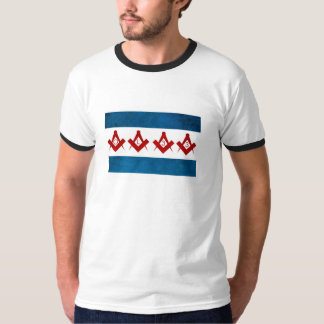 T-shirt Chemise de sonnerie drapeau/OL33 de Chicago