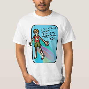T-shirt chemise de sourire