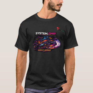 T-shirt Chemise de sport cyberpunk Night Rider Gaming