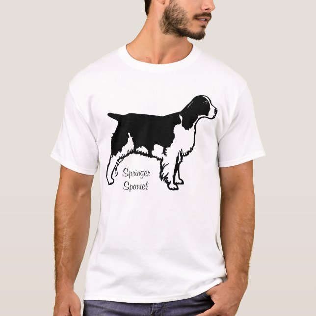 T-shirt Chemise de springer spaniel (Devant)