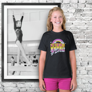 T-shirt Chemise de style rétro Queen of Beam pour Gymnaste