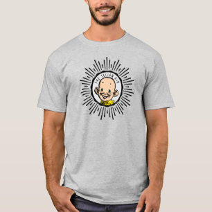 T-shirt Chemise de style Vintage Logo pour enfant jaune